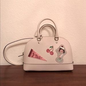 Coach Crossbody Purse with Cute Graphic Patches